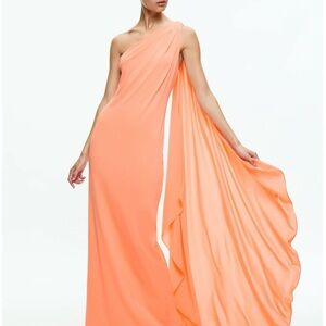 Alice and Olivia coal maxi dress size 2